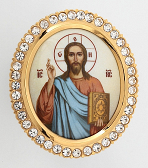 Икона для митры деколь золочение