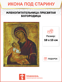 Икона Пресвятой Богородицы МЛЕКОПИТАТЕЛЬНИЦА (ПОД СТАРИНУ)