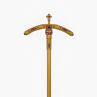 Жезл филигрань камни эмаль Жезл филигрань камни эмаль