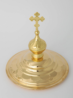 Чаша водосвятная малая золочение чеканка