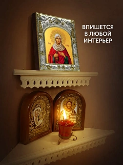 Икона Иоанна Мироносица в ризе, 18х14 см