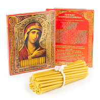 Свечи сорокоустные №50 (40шт, 19см, 1,7ч), Скоропослушница Свечи сорокоустные №50 (40шт, 19см, 1,7ч), Скоропослушница