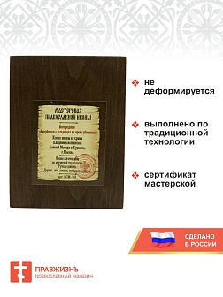 Икона Пресвятая Богородица Скорбящая о младенцах во чреве убиенных 18х24 см