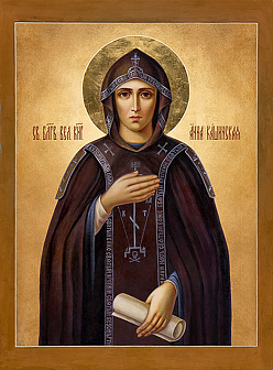 Икона Благоверная Анна Кашинская, авторская технология