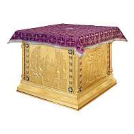 Облачение на престол №3 1.0*1.0 гальванопластика золочение эмаль