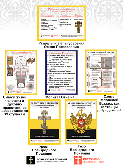 001 Набор плакатов Основ Православия Святой Руси, формат А4 1328993 001 Набор плакатов Основ Православия Святой Руси, формат А4 1328993