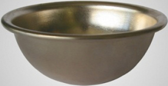 Блюдо всенощное малое никелирование гравировка (с мельх. вклад.)