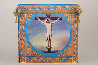 Облачение на престол шелк /печать/ 1,0х1,0