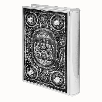 Евангелие 470*330 напрестольное №10 крышки серебрение чернение