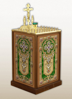 Панихидный стол Маркетри №239 на 44свечи