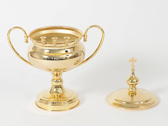 Чаша водосвятная №5 золочение