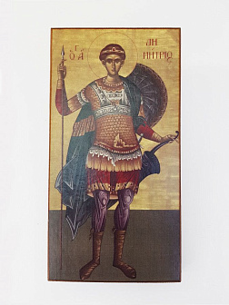Икона под старину Дмитрий Солунский