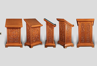 Аналой ''Лаврский'' двойной с дверкой