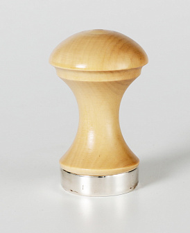 Печать для просфоры с литой накладкой серебрение ф 40 Божия Матерь