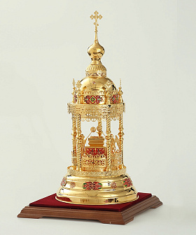 Дарохранительница № 7 золочение эмаль Дарохранительница № 7 золочение эмаль