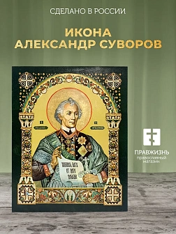 Царская икона 061 1251 Александр Суворов 24х30