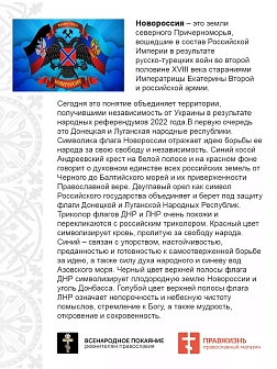 Флаг 067 Новороссия ЛНР+ДНР, 90х135 см, материал сетка для улицы