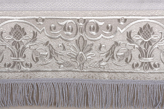 Пелена №09 парча вышивка на глазете 1,3х1,3 (на престол 1,0х1,0)