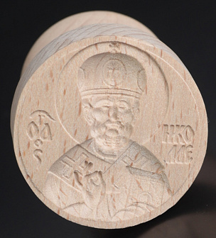 Печать для просфор диам.50 мм Николай Чудотворец