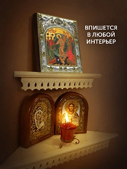 Икона Воскресение Христово в ризе, 18х14 см