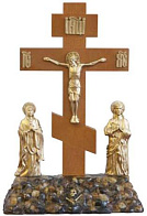 Крест Голгофа с предстоящими