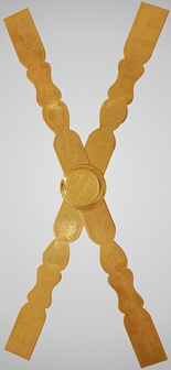 Звездица 3.0 л золочение химгравировка