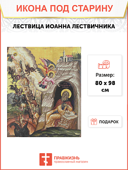 Православная Икона Лествица