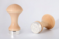 Печать для просфоры с литой накладкой серебрение ф 30 Печать для просфоры с литой накладкой серебрение ф 30