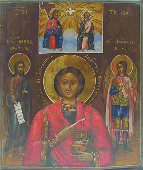 Икона ПАНТЕЛЕИМОН Целитель, Великомученик (ПОД СТАРИНУ) Икона ПАНТЕЛЕИМОН Целитель, Великомученик (ПОД СТАРИНУ)