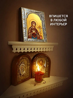 Икона Ахтырская Божия Матерь в ризе, 18x24 см