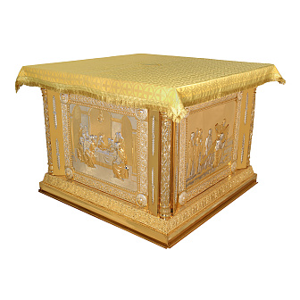 Облачение на престол №23 1.0*1.0 частичное золочение