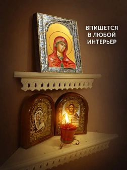 Икона Андрониковская Божия Матерь в ризе, 18x24 см