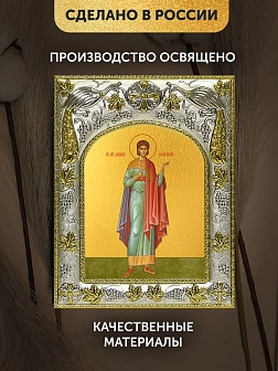 Икона Даниил Египтянин в ризе, 18х14 см