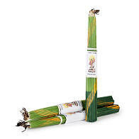 Свечи Иерусалимские Тонкие (26см, 0,75ч, 33шт), ЗЕЛЁНЫЕ