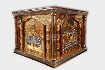 Облачение на престол №10 1.05*1.05*1.0 частичное золочение