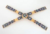 Звездица с глазком / под дискос ф280мм / филигрань, эмаль / золочение