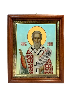 Икона Зиновий Эгейский священномученик в киоте 18х21х4 см 1213