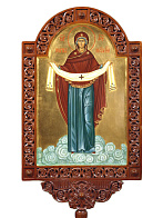 Икона на шесте резная из запрестольного набора
