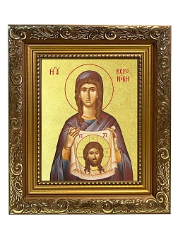 Икона "Веринея (Вероника)", св. мц., с золочением поталью, 10В3-УЛ