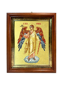 Икона Святого Ангела Хранителя с золочением поталью, 04005-УЛ Икона Святого Ангела Хранителя с золочением поталью, 04005-УЛ