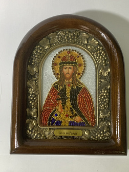 Икона именная Роман Рязанский Благоверный Князь 125 17 см Литография A-0061-1_YAP Икона именная Роман Рязанский Благоверный Князь 125 17 см Литография A-0061-1_YAP