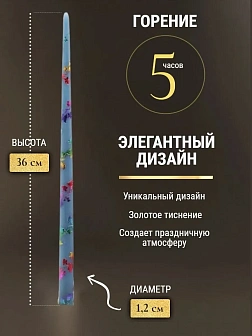 Каталог товаров pravzhizn Свечи золоченые конусные №55, ЛОЗА (Радужная), ГОЛУБЫЕ (24шт) Свечи золоченые конусные №55, ЛОЗА (Радужная), ГОЛУБЫЕ (24шт)