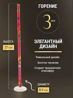 Каталог товаров pravzhizn Свечи праздничные №20/40 (уп 10шт), КРАСНЫЕ (Радужная лоза) Свечи праздничные №20/40 (уп 10шт), КРАСНЫЕ (Радужная лоза)