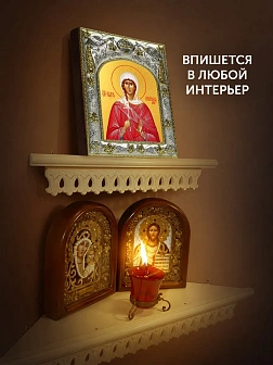 Икона Галина Коринфская в ризе, 18х14 см