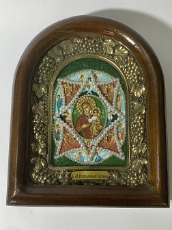 Икона Божией Матери Неопалимая Купина 181 17 см Литография A-0052-1_YAP Икона Божией Матери Неопалимая Купина 181 17 см Литография A-0052-1_YAP
