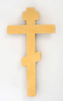 Крест напрестольный №2 филигрань, эмаль, финифть / золочение