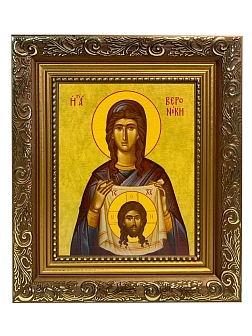 Икона складень Вероника праведная и Ангел Хранитель 19х22х7 см 045А