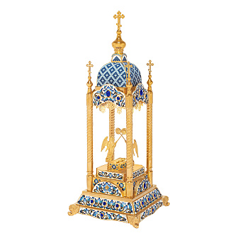 Дарохранительница филигранная малая №4 / золочение