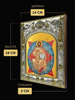 Икона Спас в Силах в ризе, 18х14 см