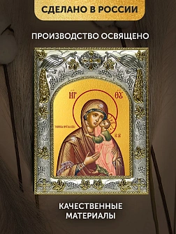 Икона Толгская Божия Матерь в ризе, 18х14 см
